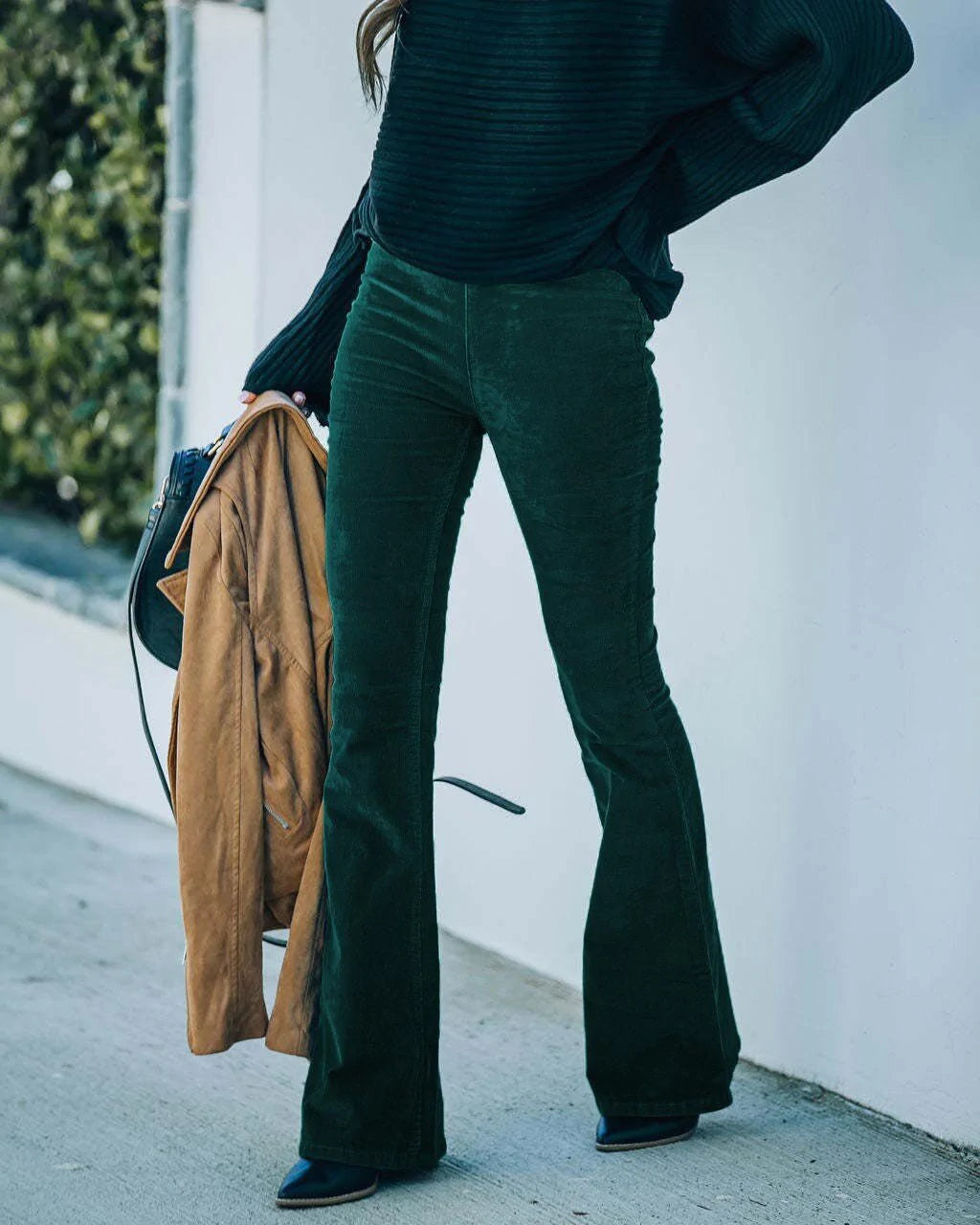 Clarisse - Hochtaille Flare-Hosen für Damen