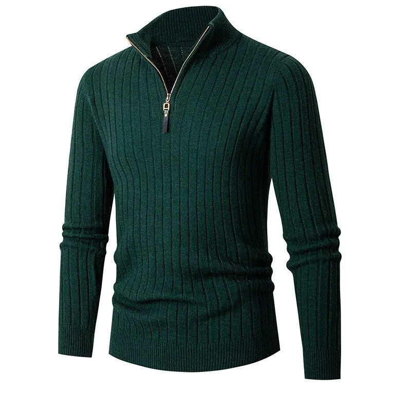 Hugo - Pullover mit halbem Zipper
