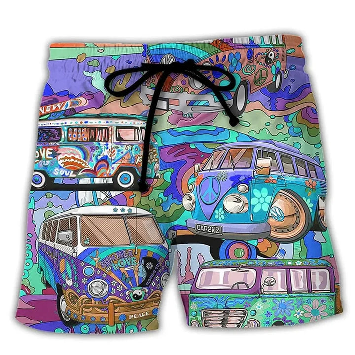Axel – Sommer Shorts mit Graffiti-Stil