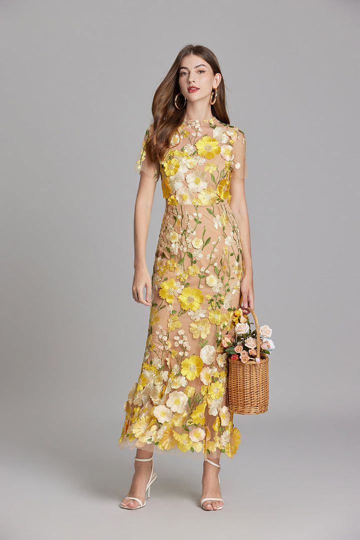 Avielle - Zauberhaftes und Transparentes Boho-Kleid