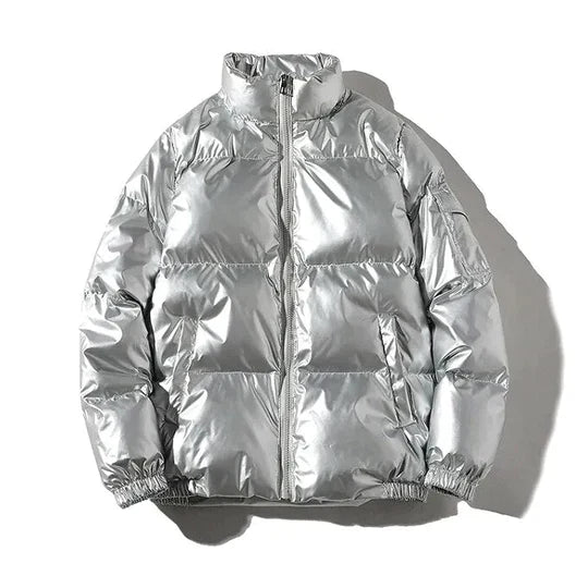 Caspia - Winddichte Metallic-Winterjacke