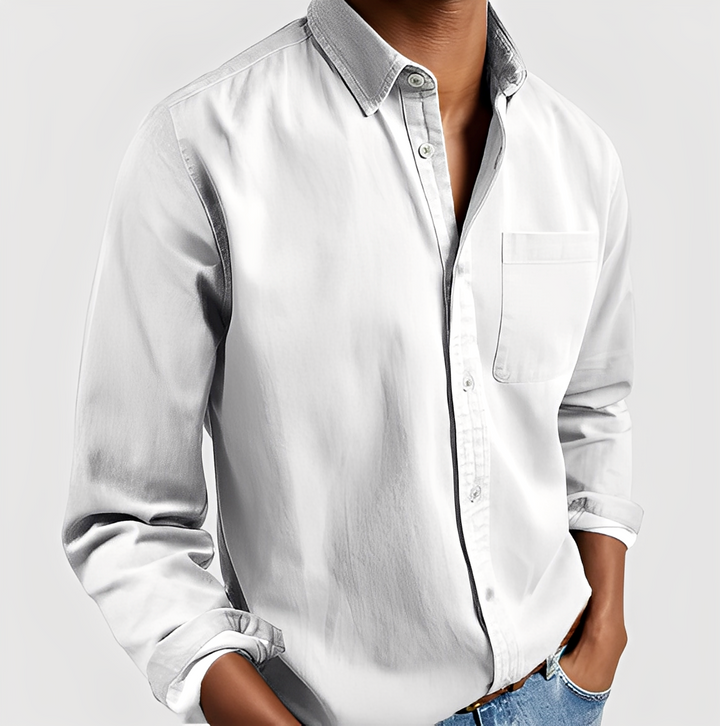 Maxime - Bequemes Jeanshemd aus weichem Stoff