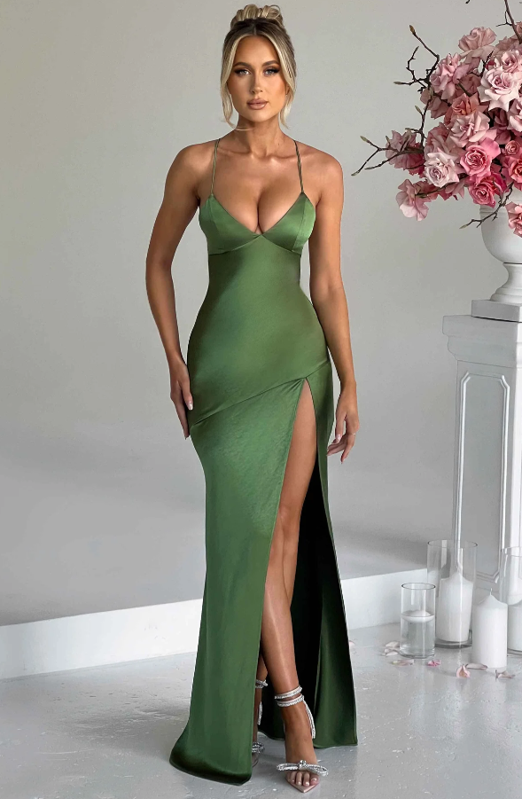 Seraphina - Langkleid mit hohem Schlitz