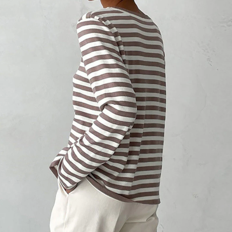 Shanna - Elegantes und Klassisches Streifenshirt