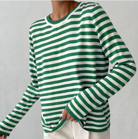Shanna - Elegantes und Klassisches Streifenshirt