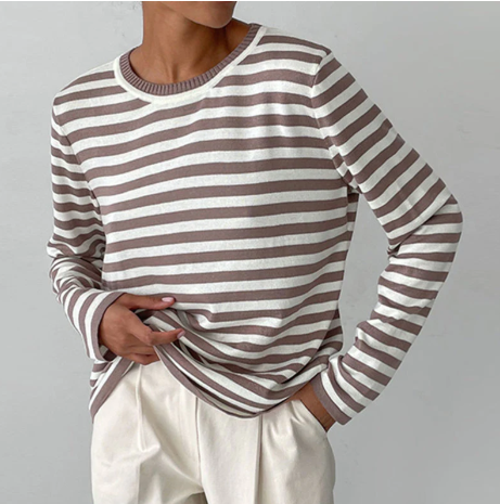 Shanna - Elegantes und Klassisches Streifenshirt
