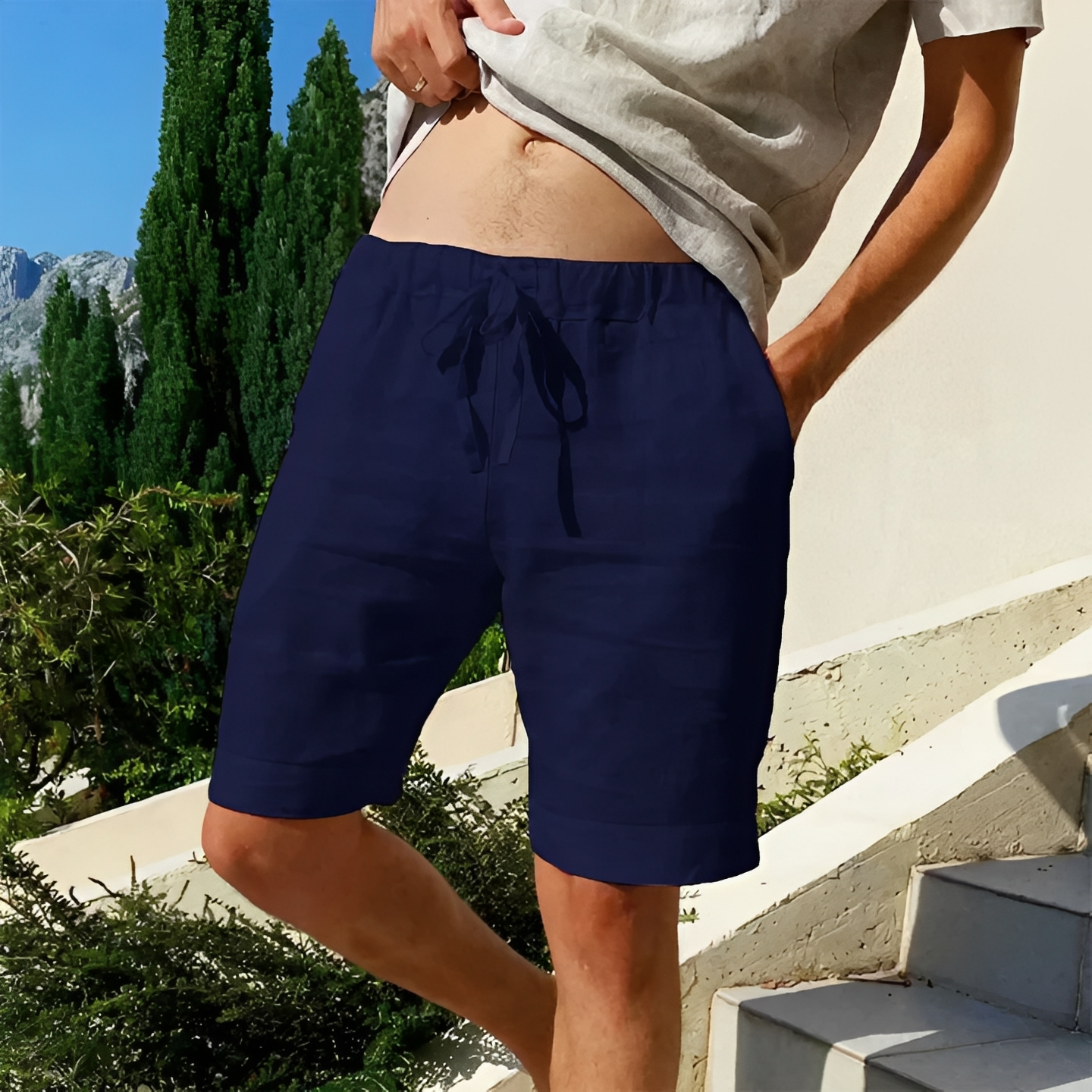 Wilmar - Kurze moderne Sommerhose für Herren
