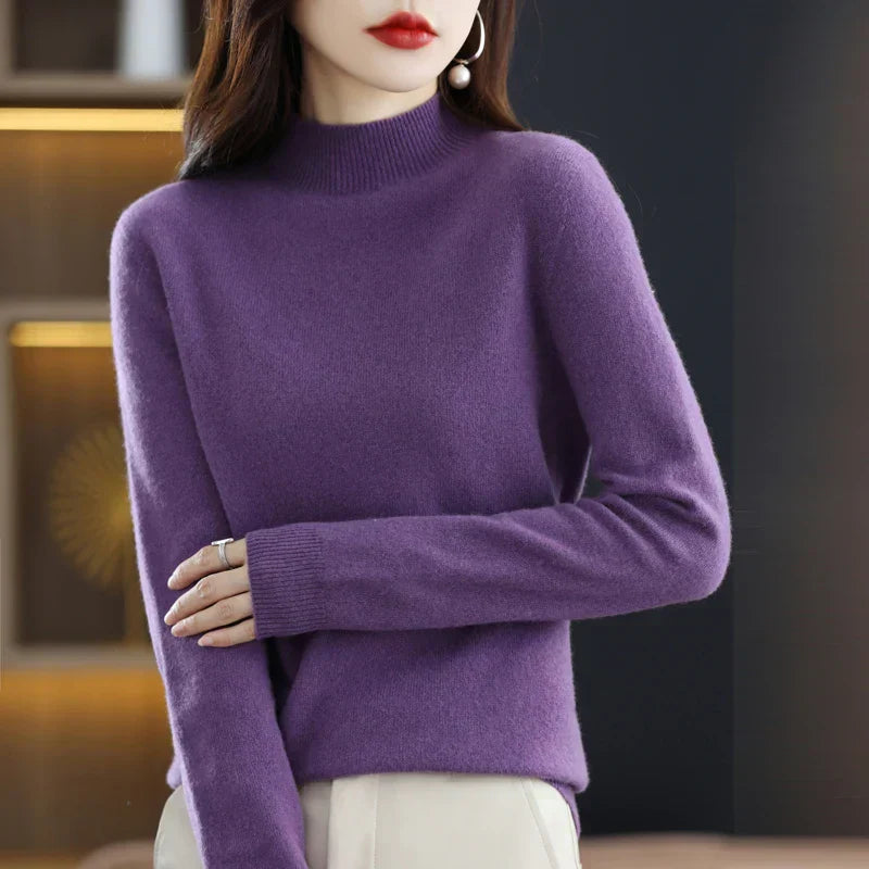 Carlotta – Modischer Pullover mit Zopf-Muster