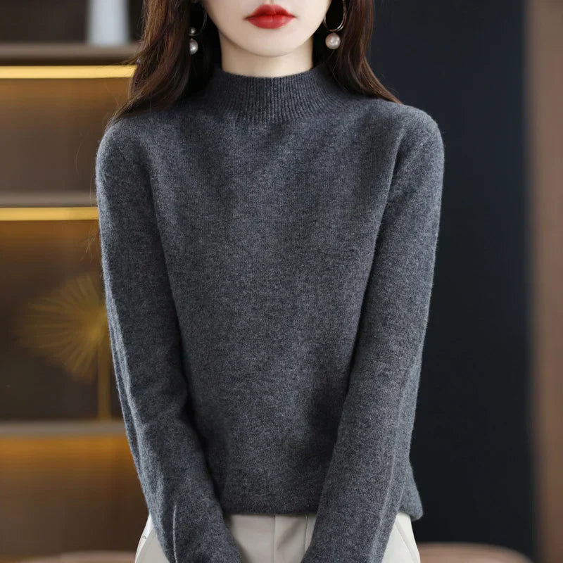 Carlotta – Modischer Pullover mit Zopf-Muster