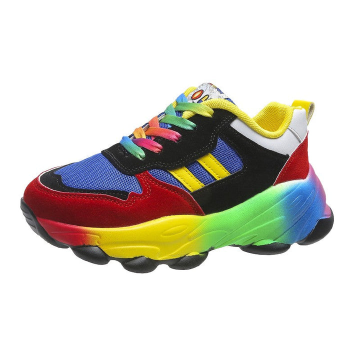 Jolie - Farbenfrohe Damen-Sneaker mit Plateau-Sohle