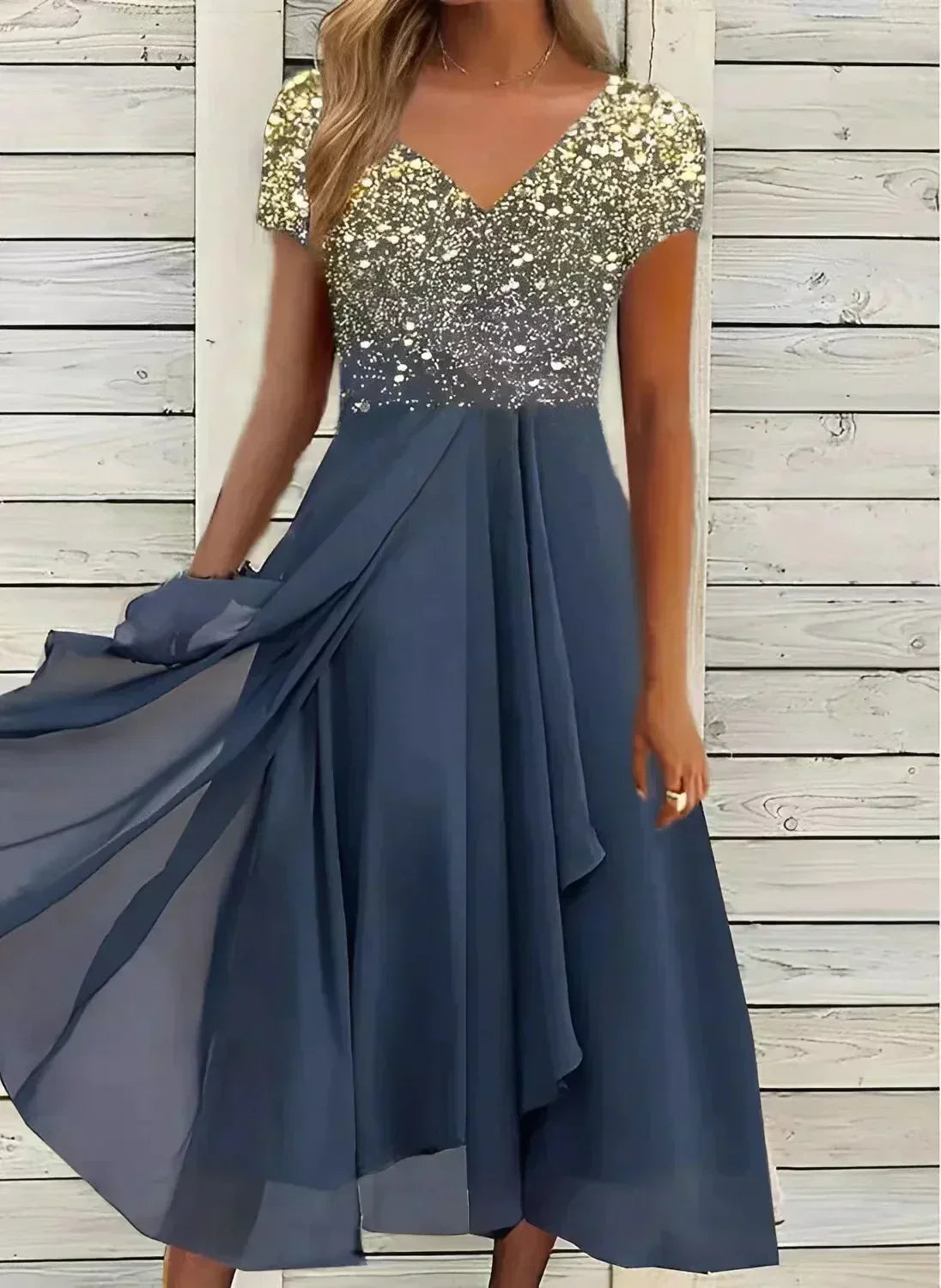 Kassidy - Einfaches Sommerkleid aus Chiffon
