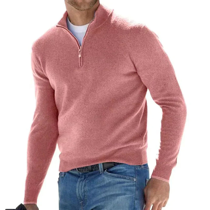 Agustín - Schicker Herren-Pullover mit Reißverschluss