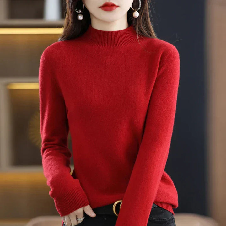 Carlotta – Modischer Pullover mit Zopf-Muster