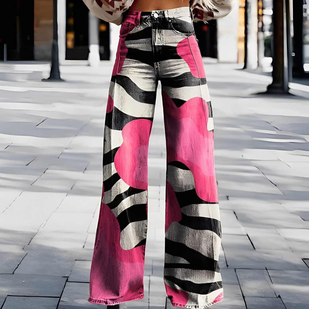 Briley - Modische, elegante Damenhosen mit weitem Bein