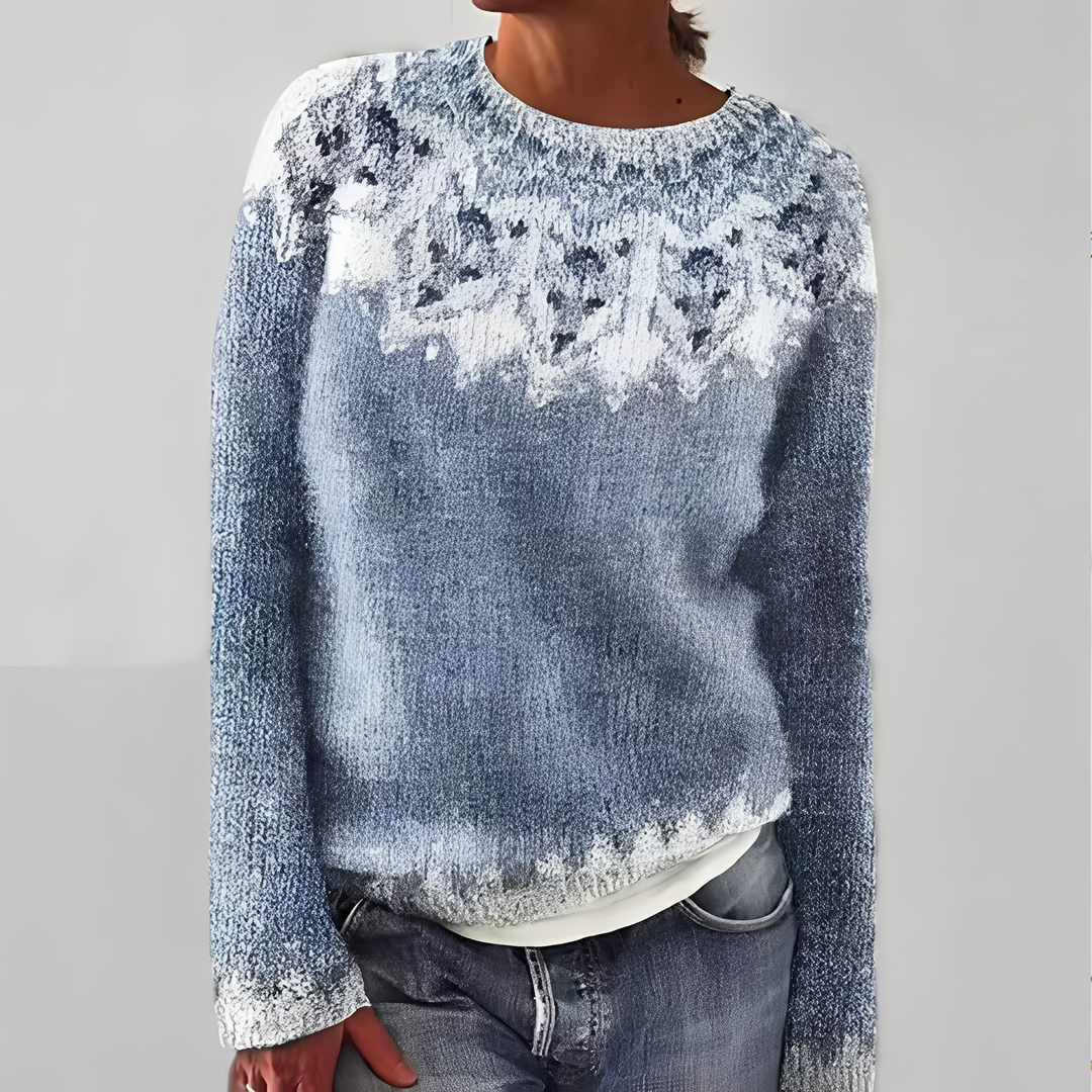 Heather - Traditioneller Damenpullover mit Design