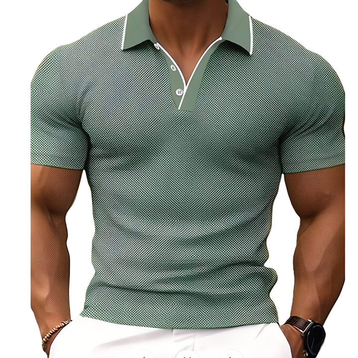 Florence - Lockeres Herren-Poloshirt mit Knöpfen