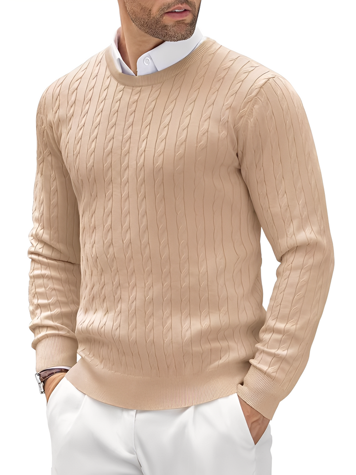 Randell - Eleganter, schmaler Herren-Strickpullover