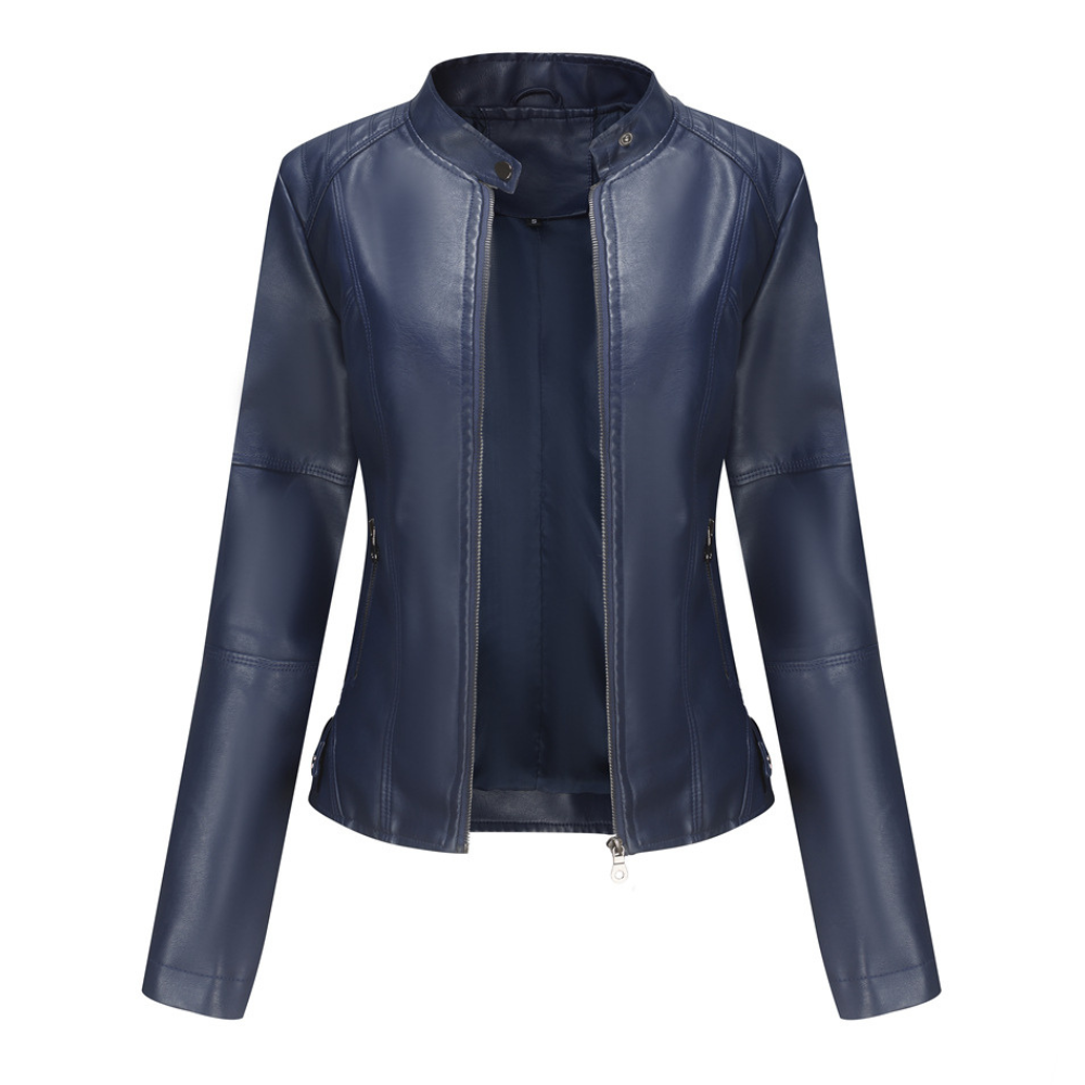 Martha - Elegante, taillierte Damenlederjacke