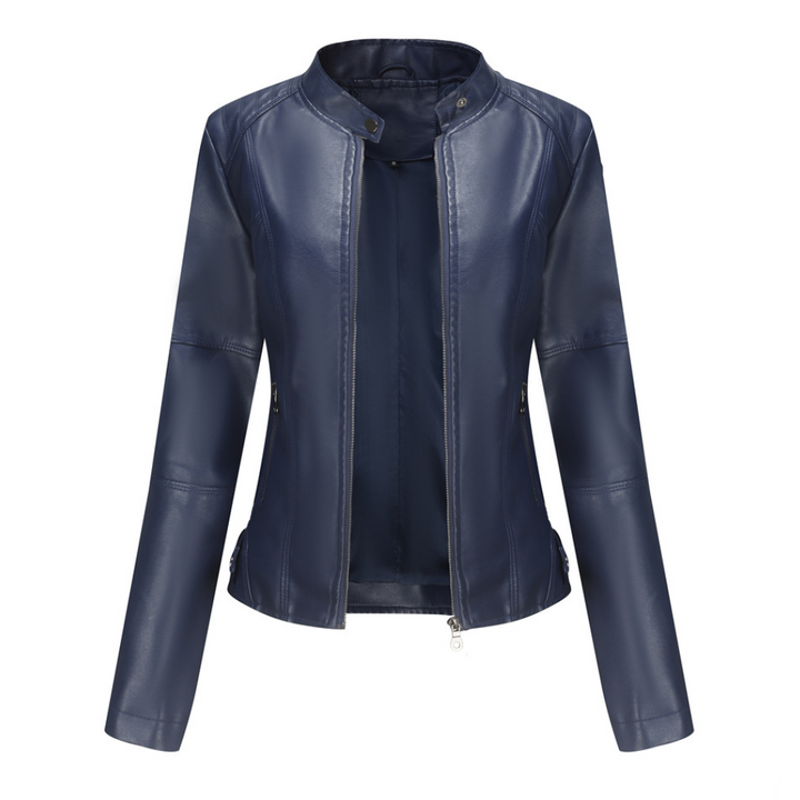 Martha - Elegante, taillierte Damenlederjacke