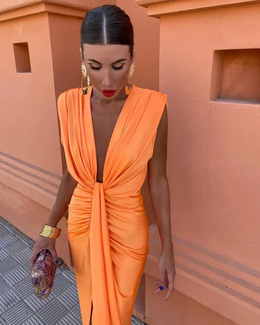 Ruth - Langes Kleid Edel und Gemütlich