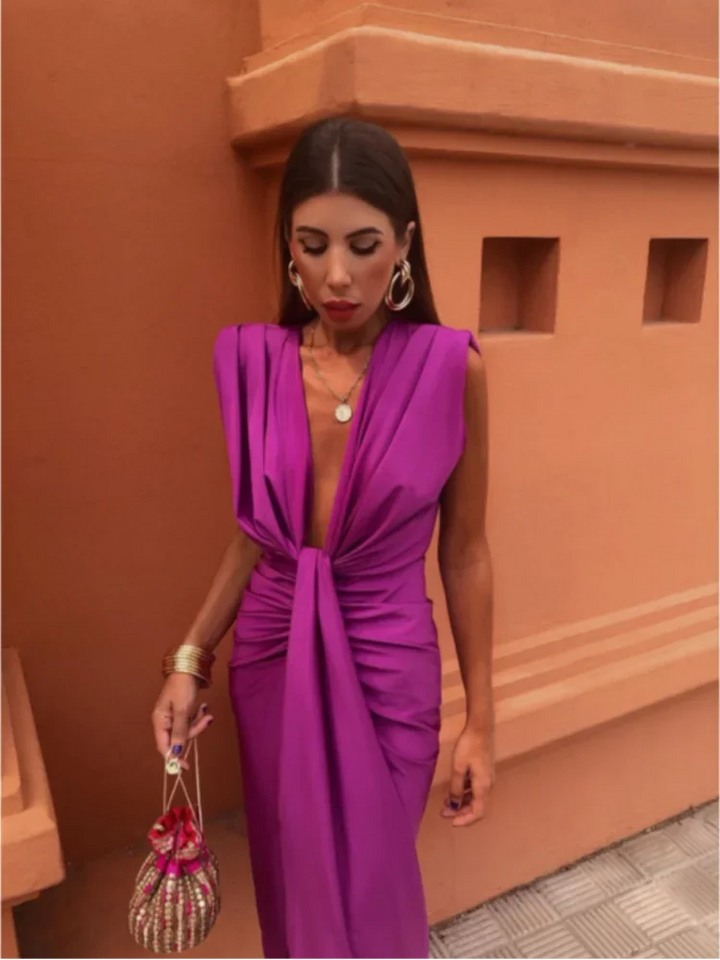 Ruth - Langes Kleid Edel und Gemütlich