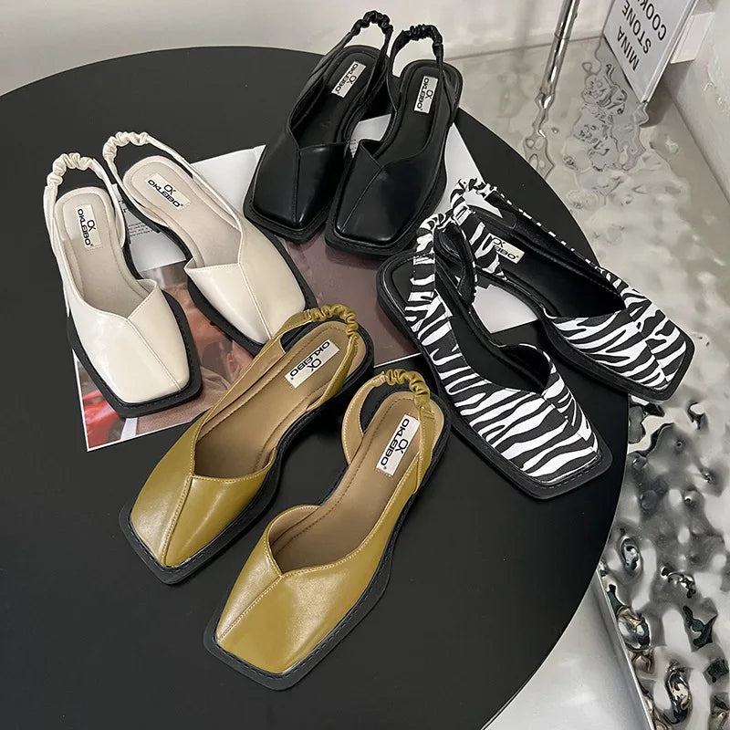 Camille - Slingback-Sandalen Stadtstil