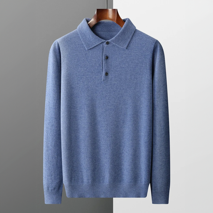 Brock - Herren-Wollpolo Schicker Strick