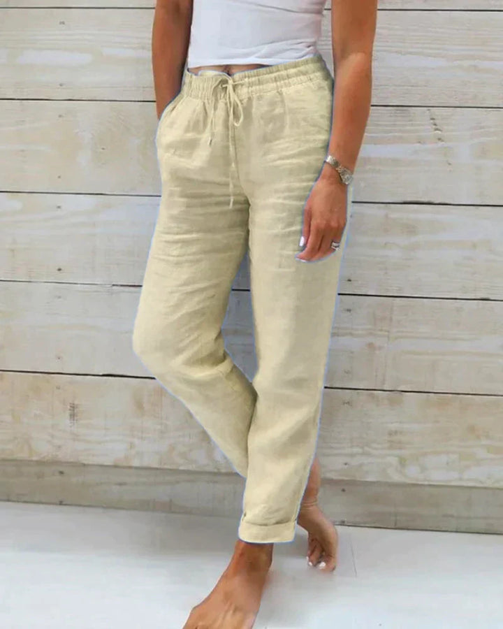 Stacy - leinenhose für damen