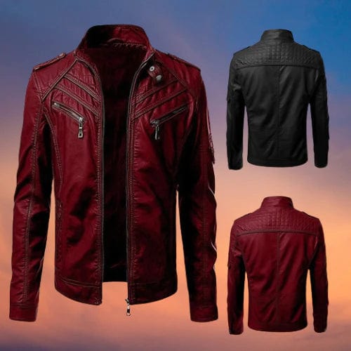 Lucas - Edle Lederjacke im modernen Stil