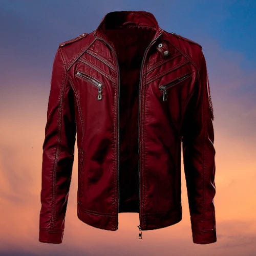 Lucas - Edle Lederjacke im modernen Stil
