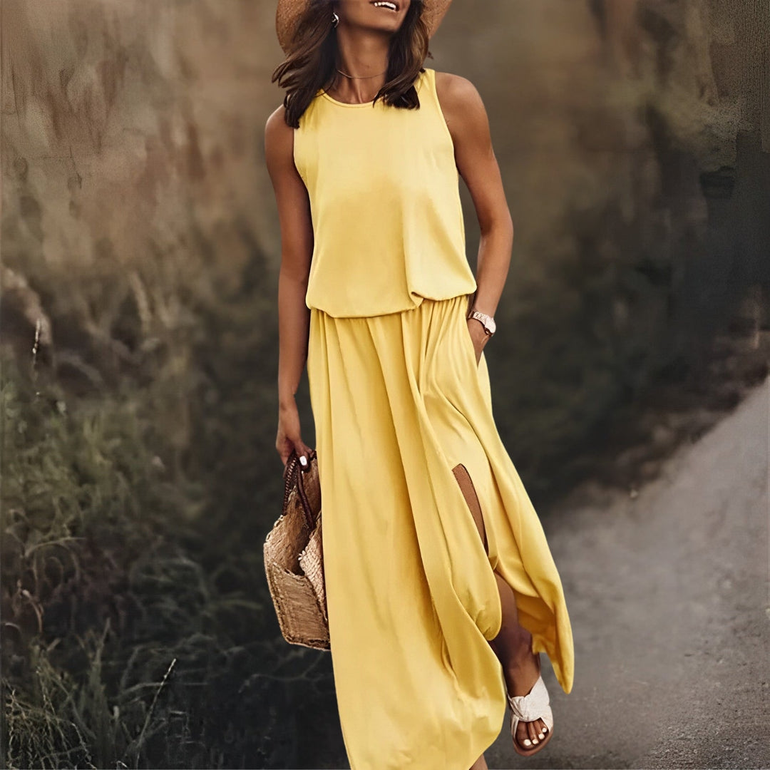Calla – Langes Fließendes und Zeitloses Kleid