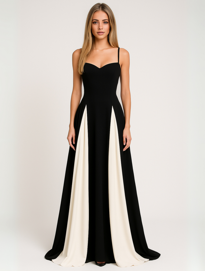 Hadas - Portofino Kleid mit Kontrast-Panel Elegant