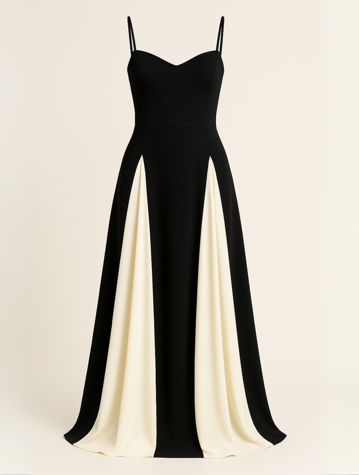 Hadas - Portofino Kleid mit Kontrast-Panel Elegant