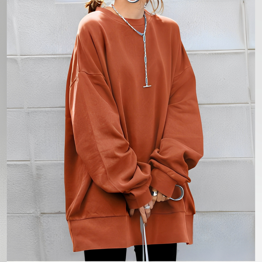 Abegail - Frauen-Langpullover im lockeren Stil