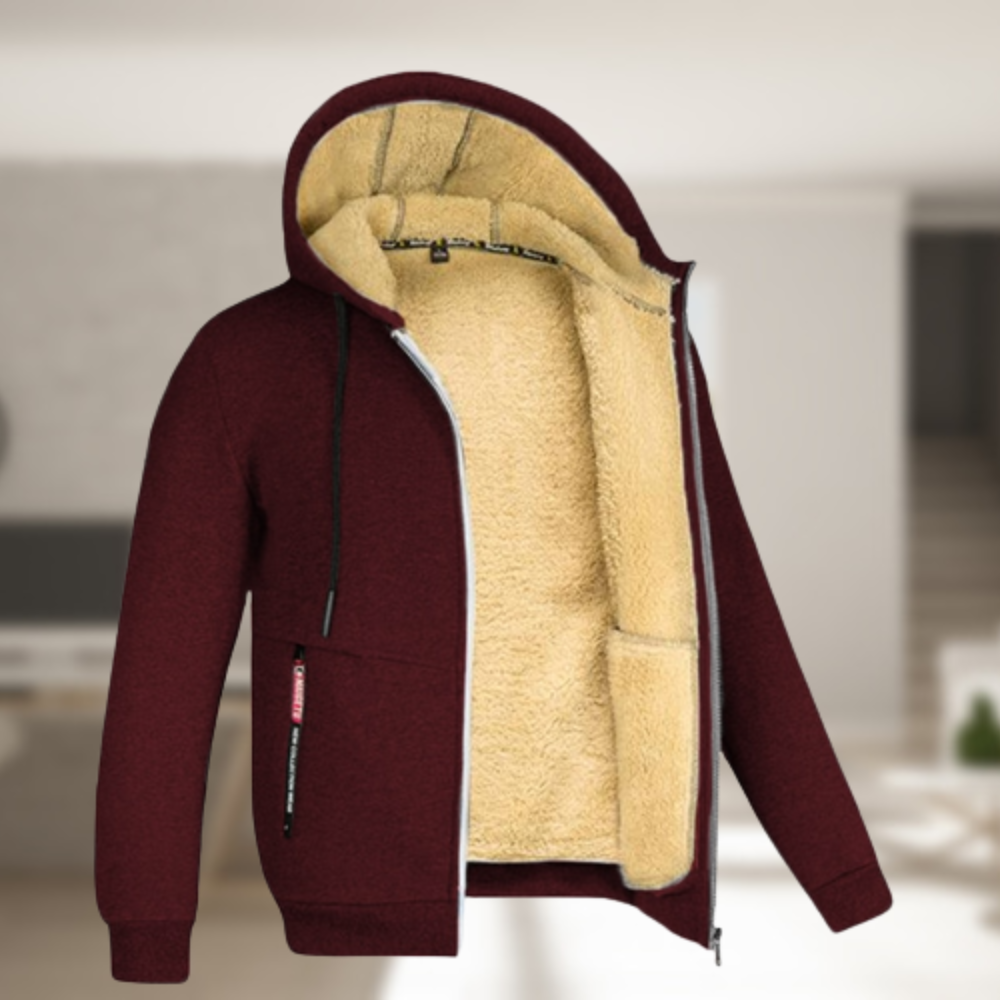 Andrew – Winterjacke mit Kapuze aus Fleece