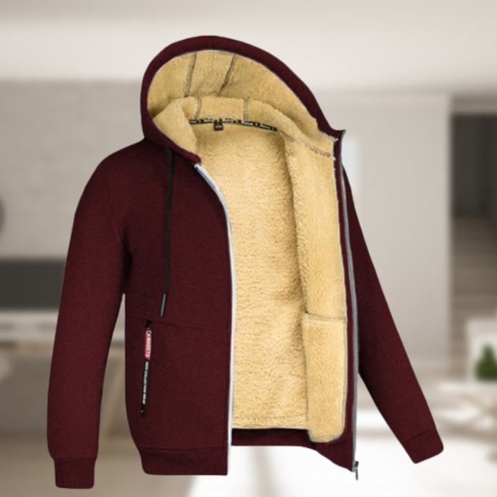 Andrew – Winterjacke mit Kapuze aus Fleece