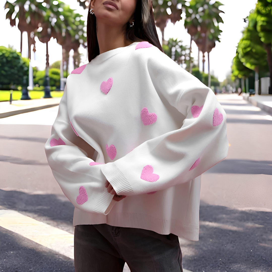 Marsha - Gemütlicher Damenpullover mit Muster