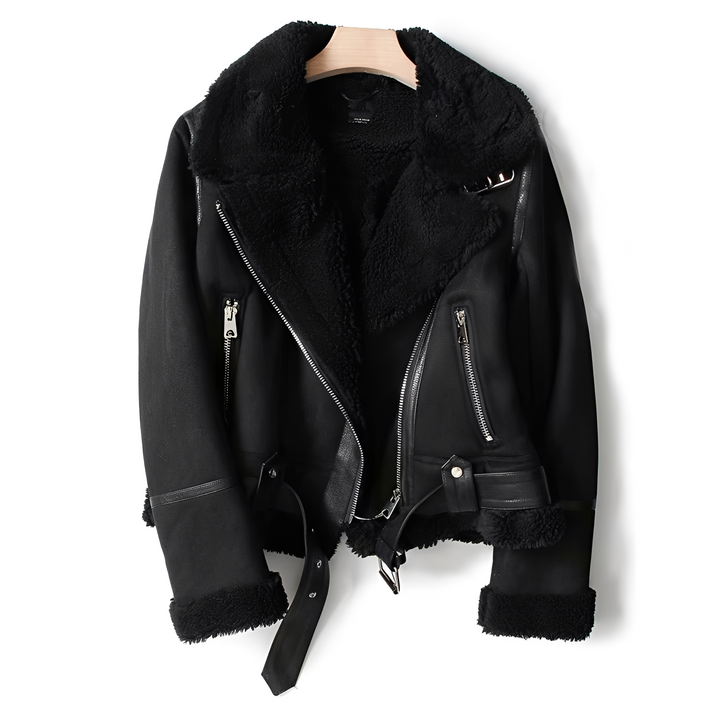 Serrena - Gemütlich warme Lederjacke für Damen