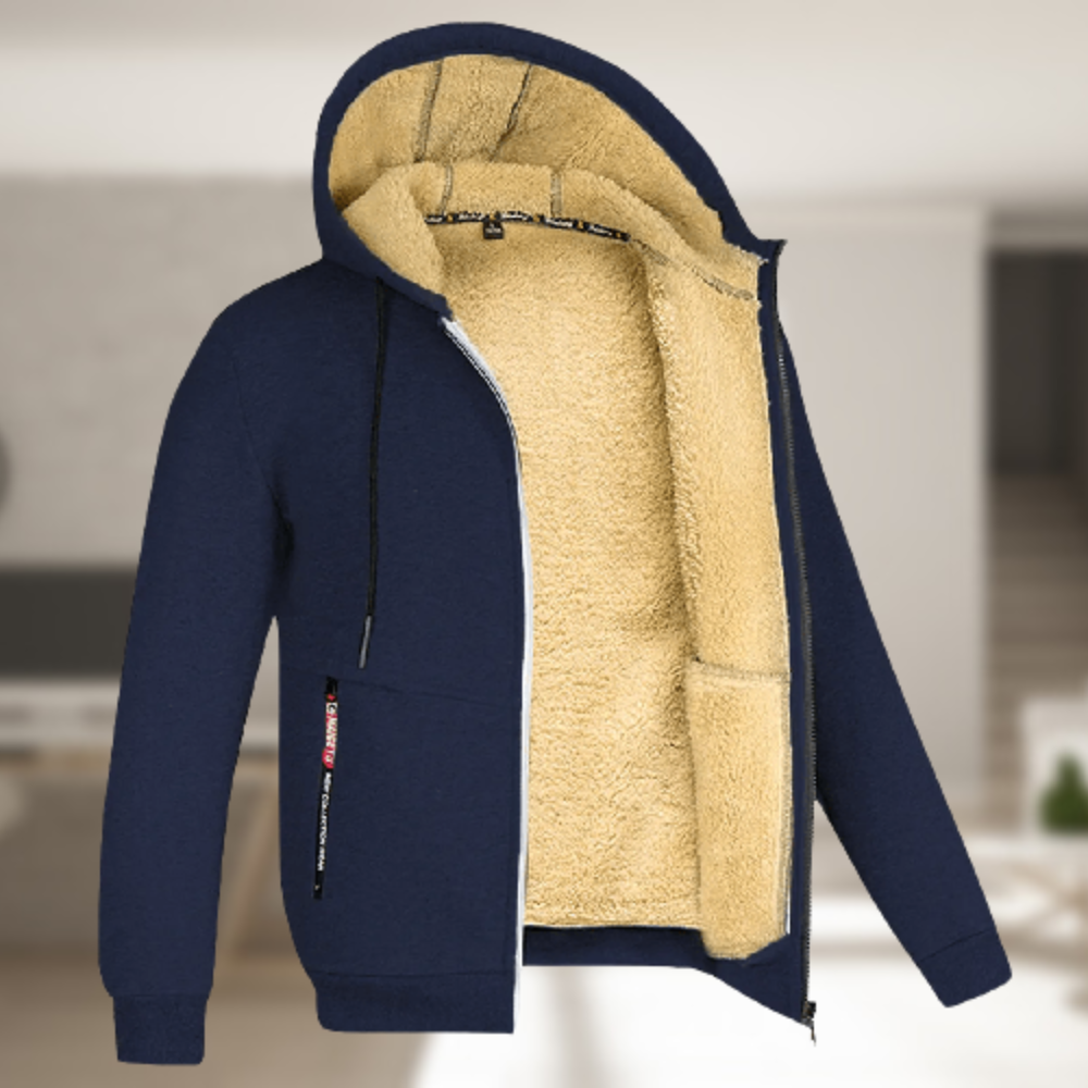 Andrew – Winterjacke mit Kapuze aus Fleece