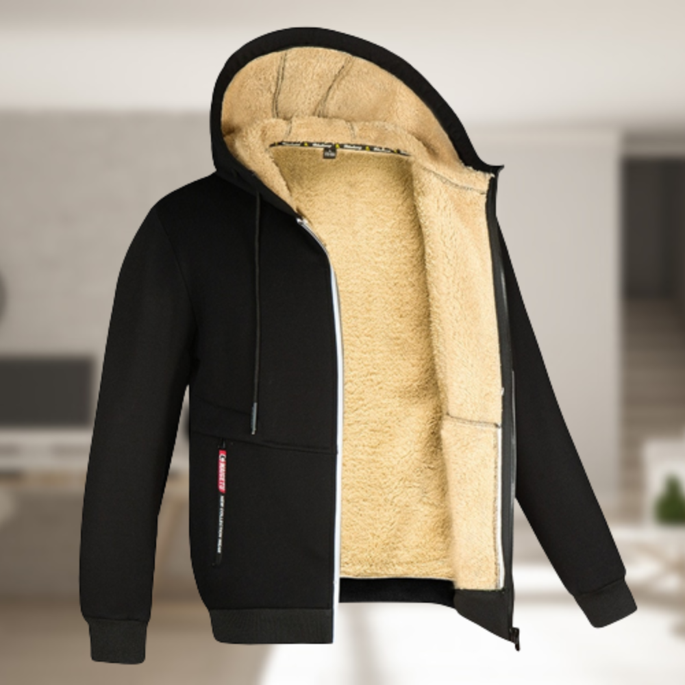 Andrew – Winterjacke mit Kapuze aus Fleece