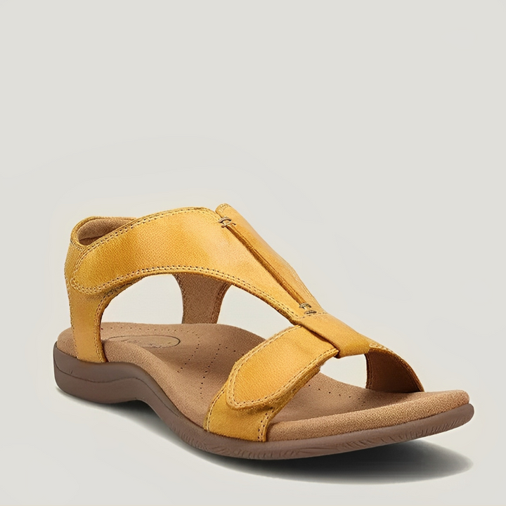 Rosemarie - Lederkeilsandalen für Damen mit orthopädischer Unterstützung