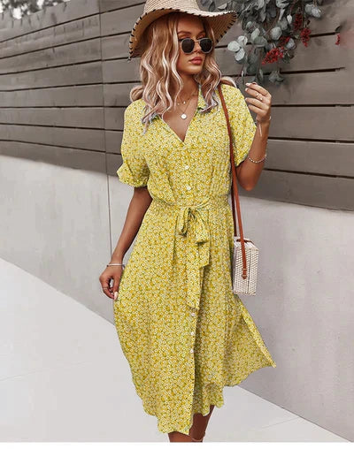 Florisse – Elegantes Blumenkleid für den Sommer