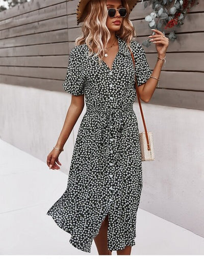 Florisse – Elegantes Blumenkleid für den Sommer