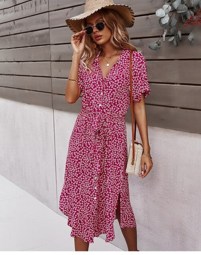 Florisse – Elegantes Blumenkleid für den Sommer