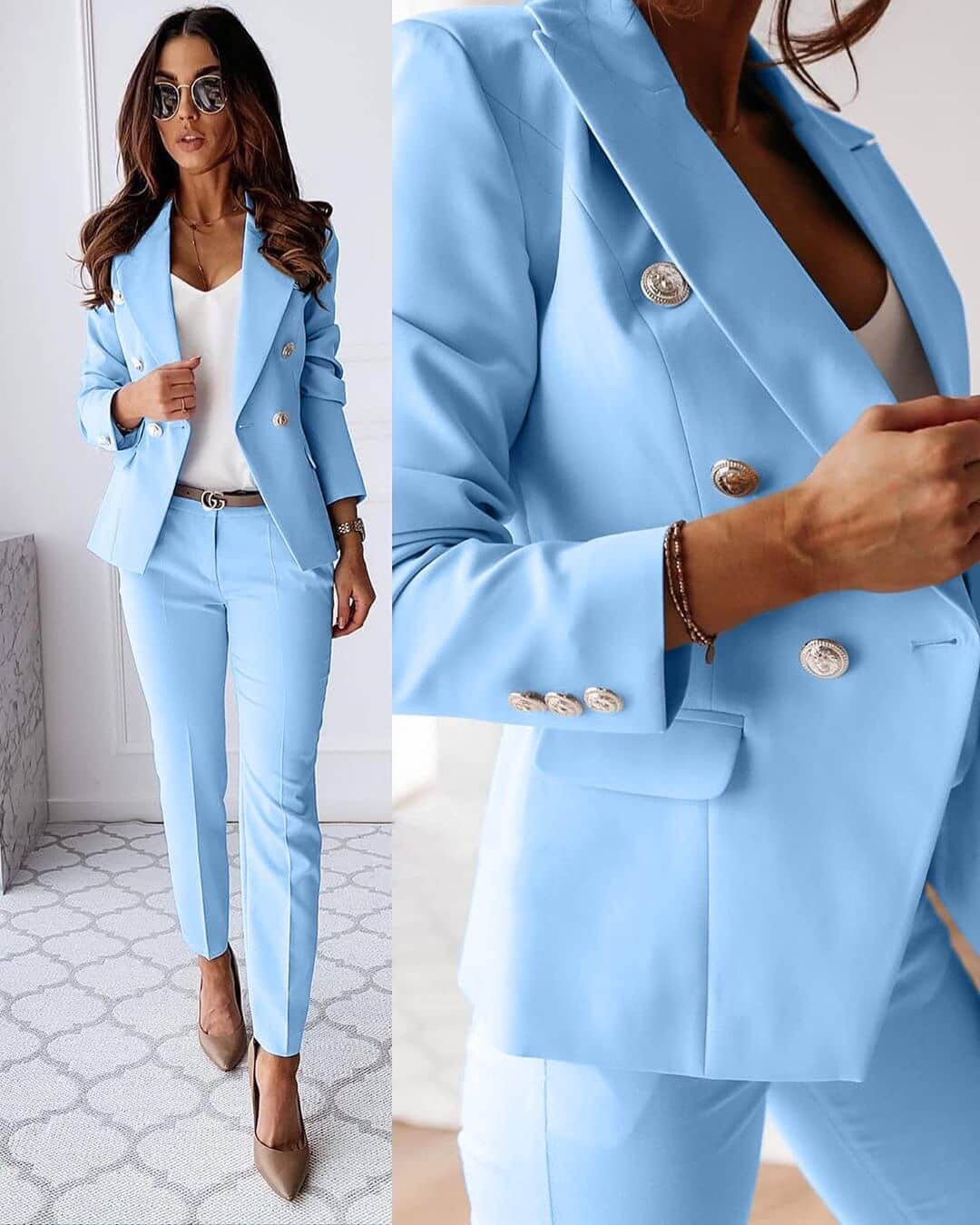 Maya - Stilvolles Blazer-Hosen-Set