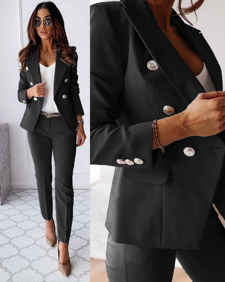 Maya - Stilvolles Blazer-Hosen-Set