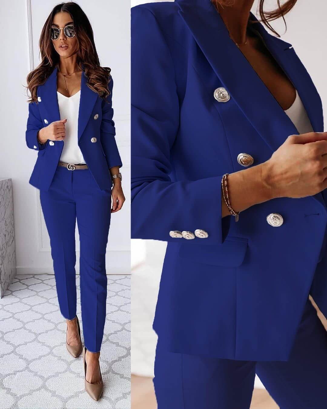 Maya - Stilvolles Blazer-Hosen-Set