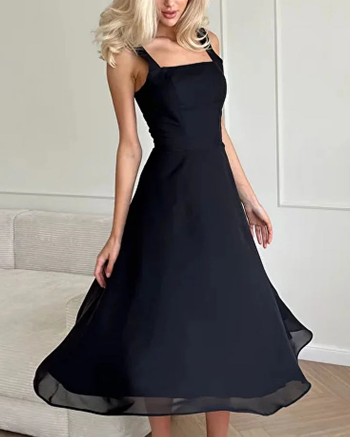 Miles – Modernes Chiffon-Kleid Eleganz