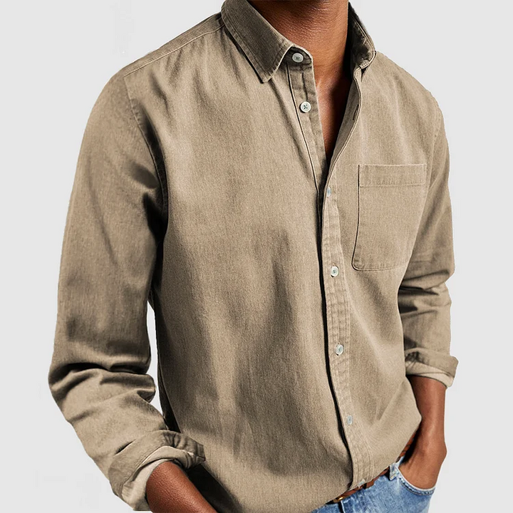 Blake - Komfortables Langarmshirt mit Kragen für Herren