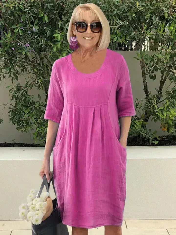 Britanny – Locker geschnittenes Kleid für lässige Eleganz